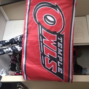 Temple owls flag